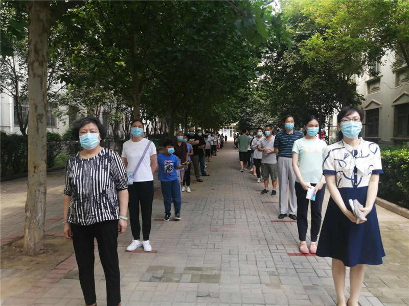 应检尽检  必赢第二轮核酸检测高效有序