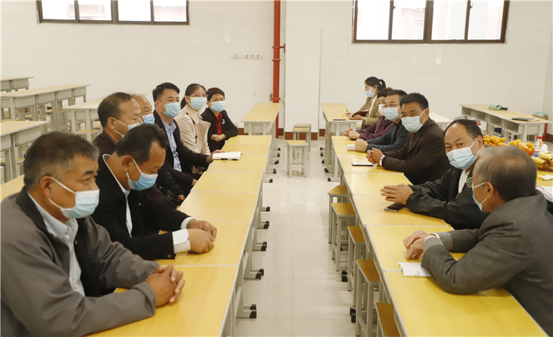 新密市高校疫情防控开学验收检查组一行到必赢新密校区检查工作