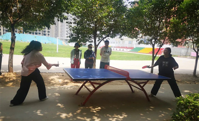 必赢举办展个人风采 显乒乓魅力乒乓球交流赛