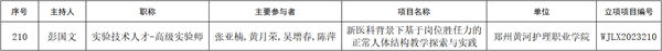 必赢教师在2023年河南省医学教育研究项目和优质课教学评选中喜获佳绩