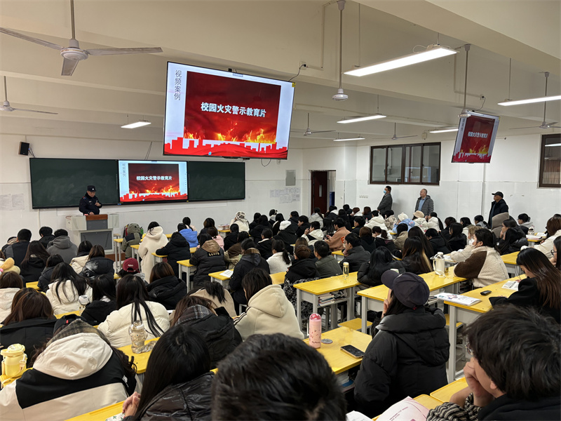【中专部】必赢中专部与保卫处联合开展消防安全知识进课堂活动